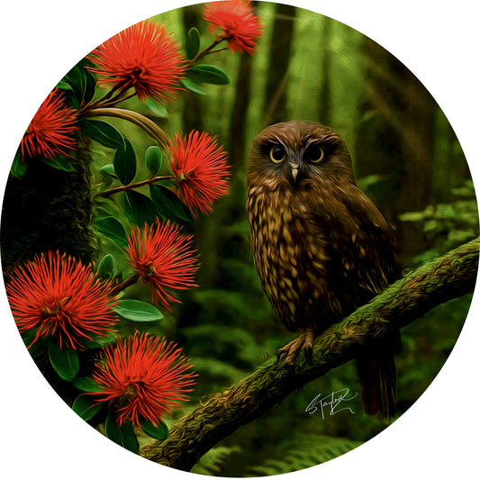 Ruru ALUMINIUM Art print