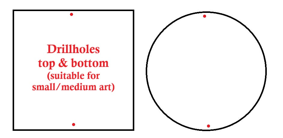 HANGING OPTIONS for Aluminium artwork