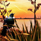 Tui @ Sunset ALUMINIUM Art print