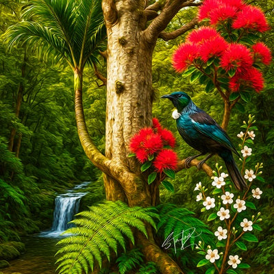 Kauri Forest ALUMINIUM Art print