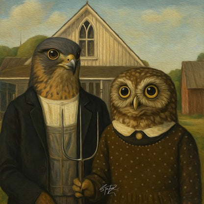 Kiwi Gothic CANVAS Art Print