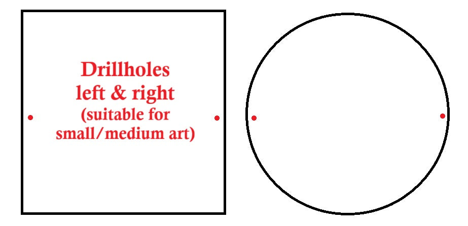 HANGING OPTIONS for Aluminium artwork