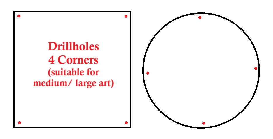 HANGING OPTIONS for Aluminium artwork