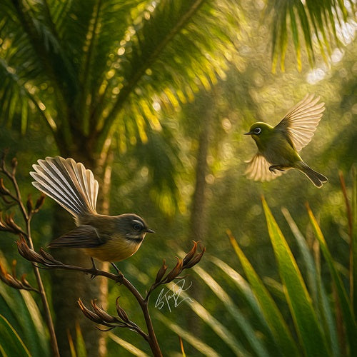 Spring Flight CANVAS Art Print