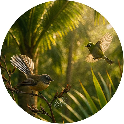 Spring Flight ALUMINIUM Art print