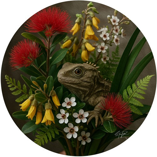 The Bouquet ALUMINIUM Art print
